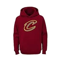 outerstuff nba youth team color performance pull à capuche logo primaire, cleveland cavaliers, x-large