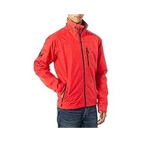 helly hansen hh crew midlayer jacket – veste imperméable et isolante pour homme , rouge (alert red),3xl