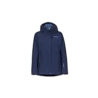 marmot wm's minimalist comp jacket veste de pluie hardshell, imperméable, coupe-vent, imperméable à l'eau, respirante femme arctic navy fr: s (taille fabricant: s)