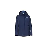 marmot wm's minimalist comp jacket veste de pluie hardshell, imperméable, coupe-vent, imperméable à l'eau, respirante femme arctic navy fr: l (taille fabricant: l)