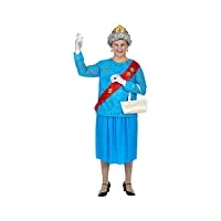 widmann 85863 costume regina elisabetta the queen t.u. m/l #8586