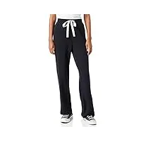 amazon essentials pantalon de pyjama d’intérieur en Éponge légère femme, noir, xxl
