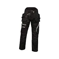 regatta homme pantalon de travail homme tactical threads avec poches multiples execute trousers, noir, fr : l (taille fabricant 34") eu