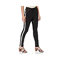 goosecraft pants002 pantalon, schwarz (black with off white blackwitho), w37 femme