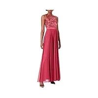 vera mont 0029/4825 robe de soirée, rouge (light cranberry 4288), 36 (taille fabricant: 34) femme