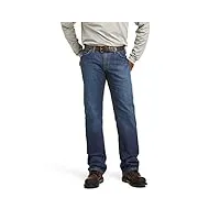 ariat - jeans de travail pour hommes, taille basse, m4, 50w x 32l, flint