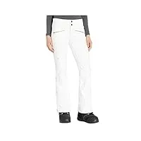obermeyer clio pantalon softshell ski, blanc, 40 femme