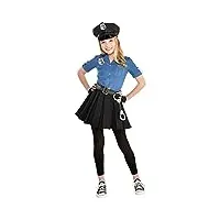amscan costume de policier pour fille - taille m - 8-10 ans - 1 pièce