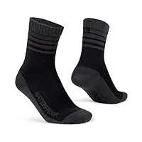 gripgrab mixte gripgrab chaussettes imperméables hiver doublées en laine mérinos chaussettes de cyclisme, noir, xl eu