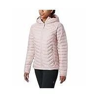 columbia powder lite, veste à capuche, femme,rose (dusty pink),xl
