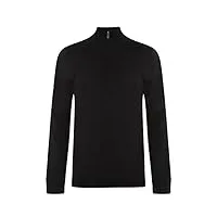 callaway 2018 hommes golf 1/4 zip windstopper sweater thermal pullover black ink xl