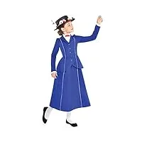 disney mary poppins 2 pc. girls costume, with hat size: med