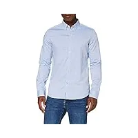 tom tailor 1008320, chemise à motifs homme, 15837 - light blue oxford, xxl