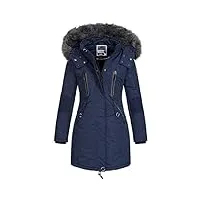 geographical norway - parka femme coraly marine-taille - l/3