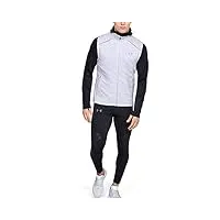 under armour coldgear reactor insulated run gilet homme gris fr : m (taille fabricant : taille md)