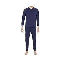 hom underground pyjama/loungewear, ensemble de pyjama homme, bleu (marine 00ra), large (taille fabricant:l)