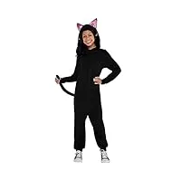 toddler - costume onepiece zipster black cat - toddler (3-4) | 2 ct