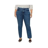nydj women's plus size marilyn straight leg jeans