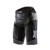 x-bionic twyce 4.0 run shorts men homme, opal black/arctic white, fr : l (taille fabricant : l)