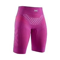 x-bionic 4.0 run shorts women femme, twyce purple/arctic white, fr : s (taille fabricant : s)