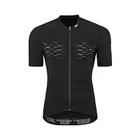 x-bionic effektor 4.0 bike zip chemise homme, opal black/arctic white, fr : xl (taille fabricant : xl)