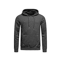 redbridge sweat à capuche sweatshirt avec poche frontale pull de base large gamme de couleurs gris xl