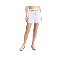 ag adriano goldschmied women's caden trouser short, white, 29