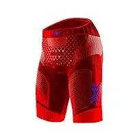 x-bionic twyce 4.0 run shorts men homme, sunset orange/teal blue, fr : l (taille fabricant : l)