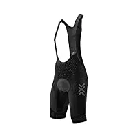 x-bionic twyce 4.0 bike bib padded men shorts homme, opal black/arctic white, fr : xl (taille fabricant : xl)