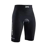 x-bionic the trick 4.0 bike padded women shorts femme, opal black/arctic white, fr : l (taille fabricant : l)