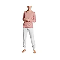 calida sweet dreams ensemble de pyjama, rose (rose bud 251), 40 (taille fabricant: xx-small) femme