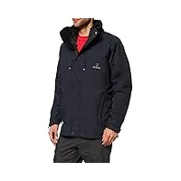 bermudes parka hiker 3 en 1 manteau imperméable, bleu (navy 204), medium (taille fabricant:m) homme