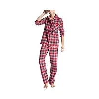 calida family & friends ensemble de pyjama, rouge (rio red 167), 38 (taille fabricant: x-small) femme