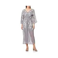 frock and frill gracie embellished 3/4 sleeve midaxi robe de soirée, gris (grey #98a0a5), 42 (taille fabricant: 14) femme