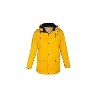 madsea homme veste de pluie veste de voile jaune, couleur:jaune, taille:xxl