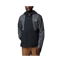columbia inner limits ii jacket veste de pluie imperméable pour homme / xxl /noir/graphite chiné