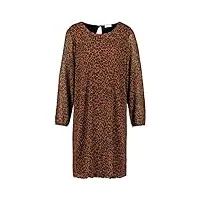 gerry weber 280016-31624 robe, multicolore (toffee/schwarz 7120), 46 (taille fabricant: 44) femme
