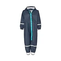 playshoes mixte enfant regen-overall pantalon de pluie, bleu (marine 11), 98 eu