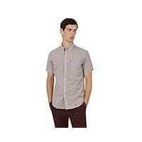 ben sherman ss signature house check chemise casual, rouge (red 550), medium homme