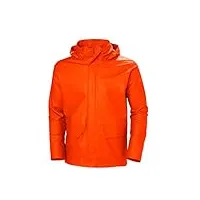 helly hansen gale rain jacket color: 290 dark orange talla: xl