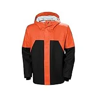helly hansen vêtements de travail, dark orange/black, 4xl-chest 55" (140centimeters) mixte