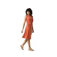 prana corissa robe pour femme - orange - taille xs