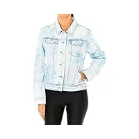 desigual chaq_whaii manteau, bleu (jeans bleach 5058), 48 (taille fabricant: 46) femme