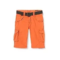 schott nyc trbatle30pkr bermuda shorts, orange (orange orange), 33w homme