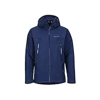 marmot solaris jacket veste de pluie hardshell, imperméable, coupe-vent, imperméable à l'eau, respirante homme arctic navy fr: xl (taille fabricant: xl)