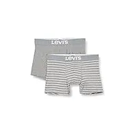 levi's boxer sous-vêtement, gris, xl (lot de 2) homme