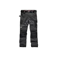 scruffs homme pro flex pantalon de travail not applicable, gris (graphite 001), (taille fabricant: 36)