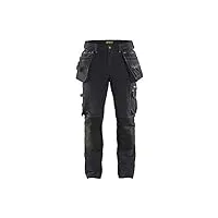 blaklader 199816449899c52 x1900 pantalon de travail stretch 4 directions gris foncé/noir taille c52