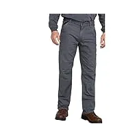 ariat pantalon de travail résistant aux flammes m5 duralight ajustée coupe droite d'utilité professionnelle, gris fer, 44 w/32 l homme
