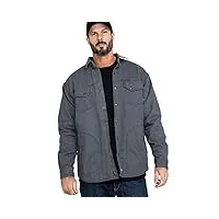 ariat veste chemise homme fr rig iron grey 4xl, gris fer, 4x-large, gris fer., 4xl